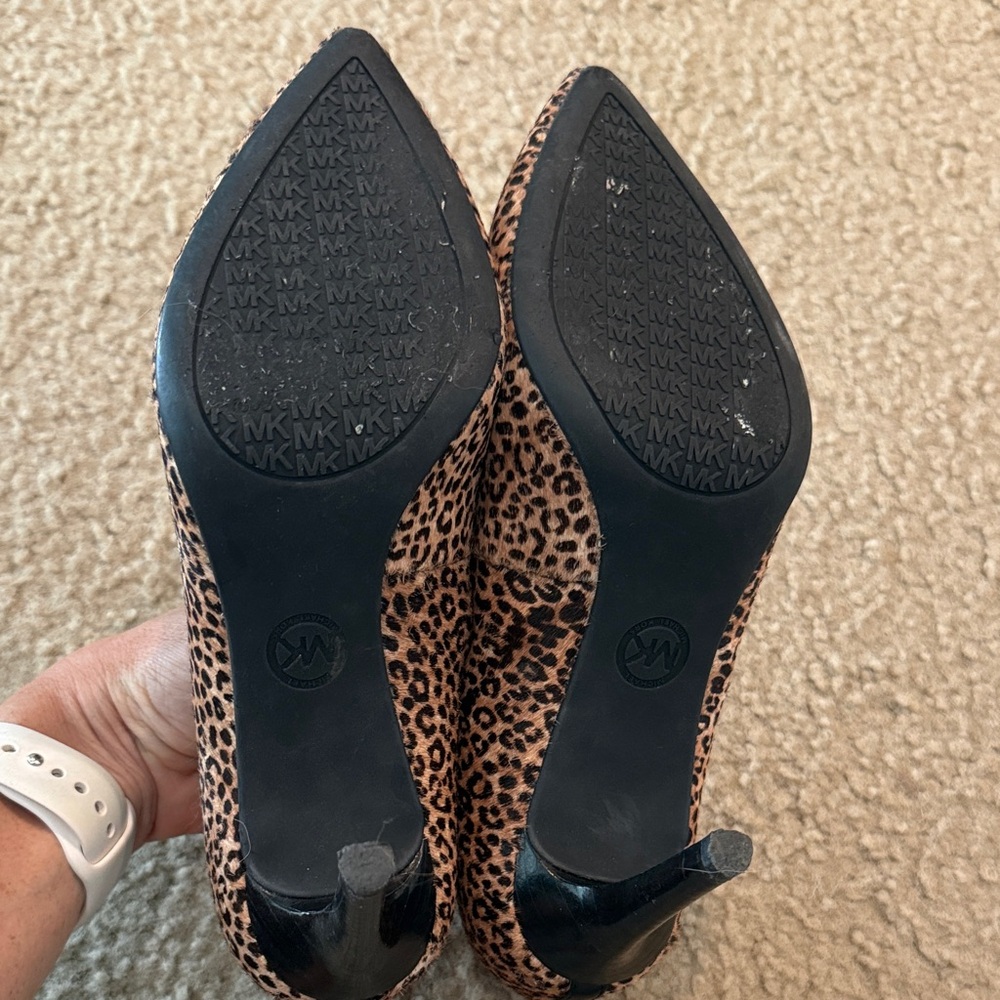 Michael Kors Animal Print Heels - Picture 5 of 7